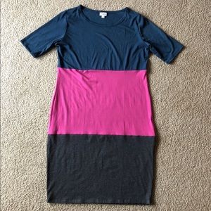 Color Block LulaRoe Julia XL